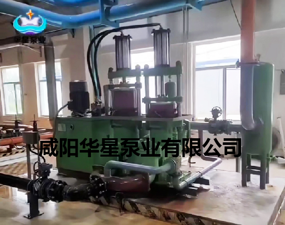 污水處理廠使用YBH100柱塞泥漿泵